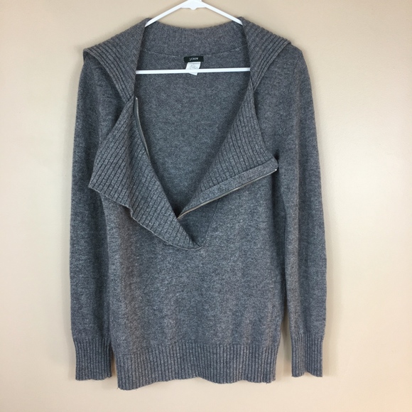 J Crew Wool Cashmere Zipper Sweater sz S - Picture 7 of 7